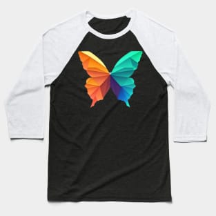 Butterfly Flight - Minimalist butterfly design for the environment Baseball T-Shirt